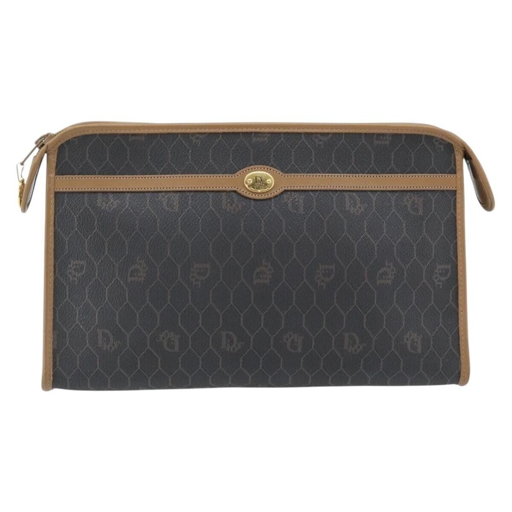 Christian Dior Vintage honeycomb clutch Canvas